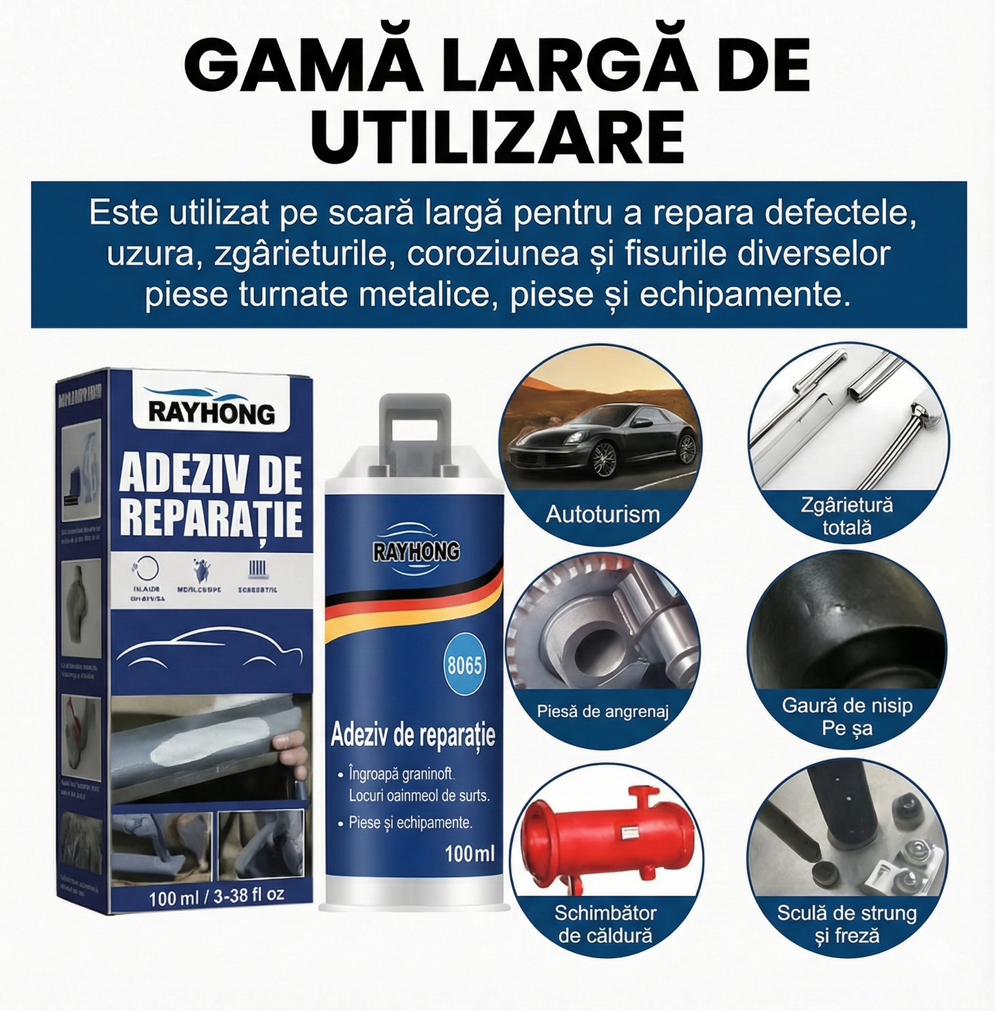 Sudură Lichidă - Adeziv Reparator pentru Metal (Alternativă la Sudură)