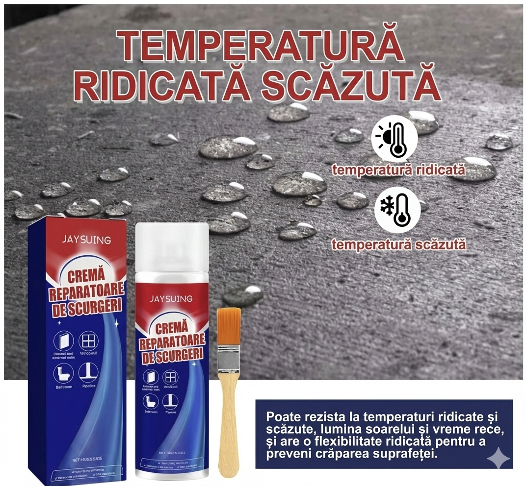 Pastă Reparatoare Universală "Stop Scurgeri" - Izolare Perfectă pentru Baie, Acoperiș și Instalații Sanitare